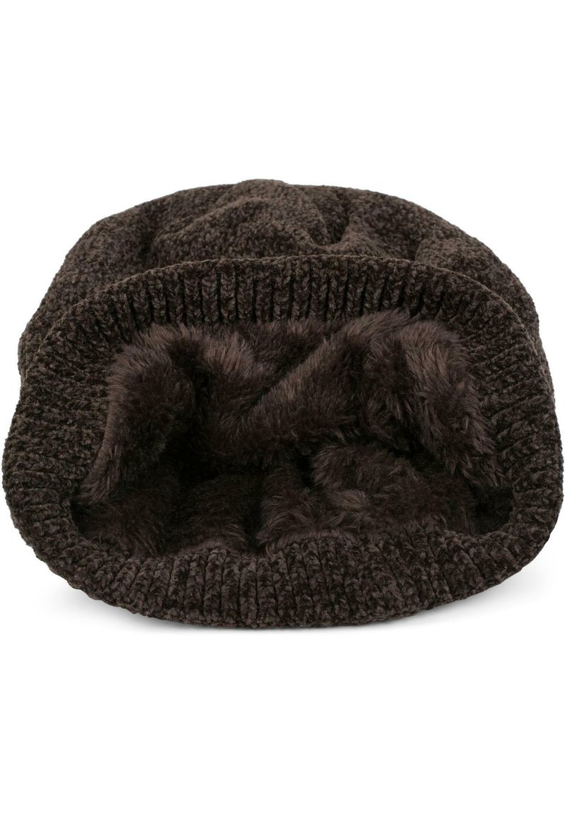 Herren Mützen | STYLEBREAKER UNISEX CHENILLE EINFARBIG Mütze dunkelbraun - RS79538 Herren Mützen | STYLEBREAKER UNISEX CHENILLE EINFARBIG Mütze dunkelbraun - RS79538