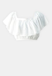 VMIBIZA CROP - Blouse - snow white