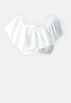 Vero Moda, VMIBIZA CROP - Pluus - snow white