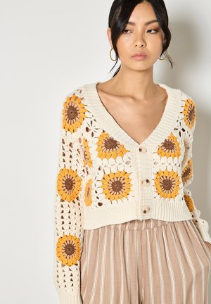 SUNFLOWER HAND - Gilet - stone
