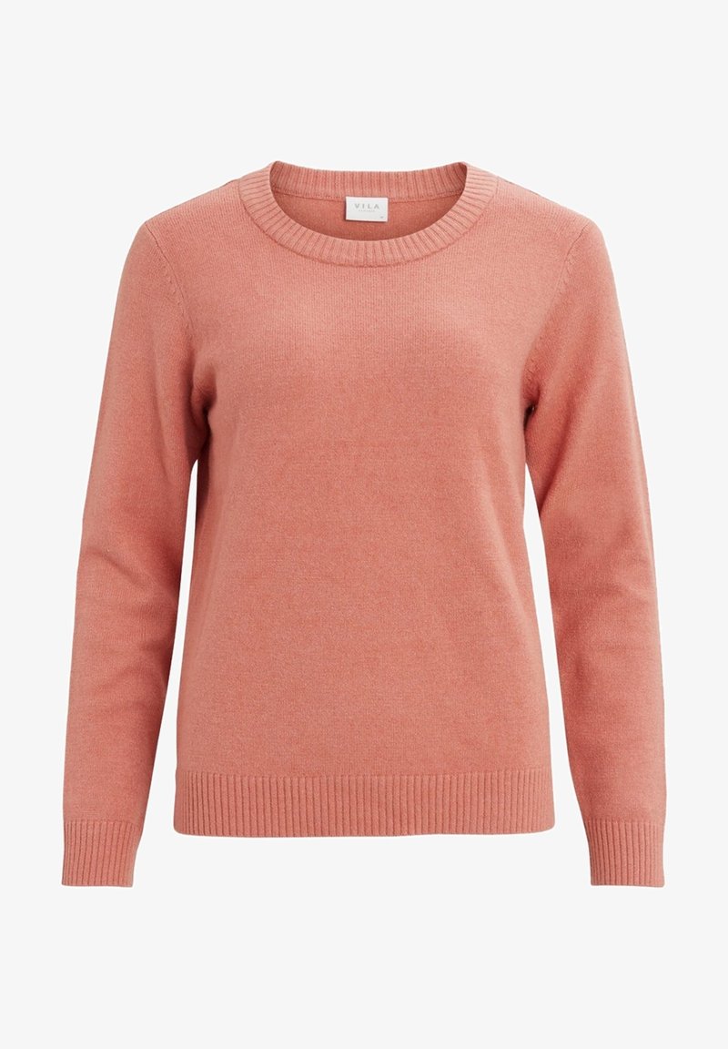 VILA Stickad tröja - sand