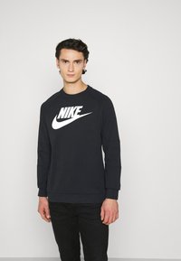 Nike Sportswear M NSW MODERN CRW FLC HBR - Camisola - black/white