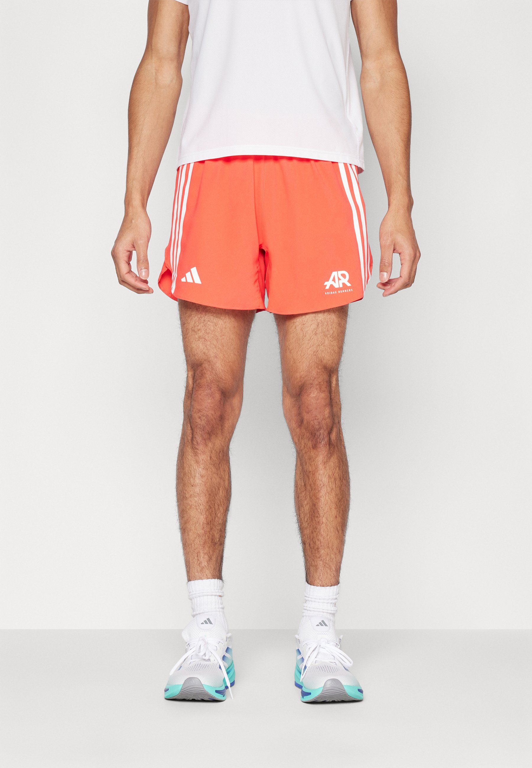 Pantaloncini Sportivi Uomo ASKSA – Corsa E Fitness – Rossi Con Tasche Zip, Taglia M