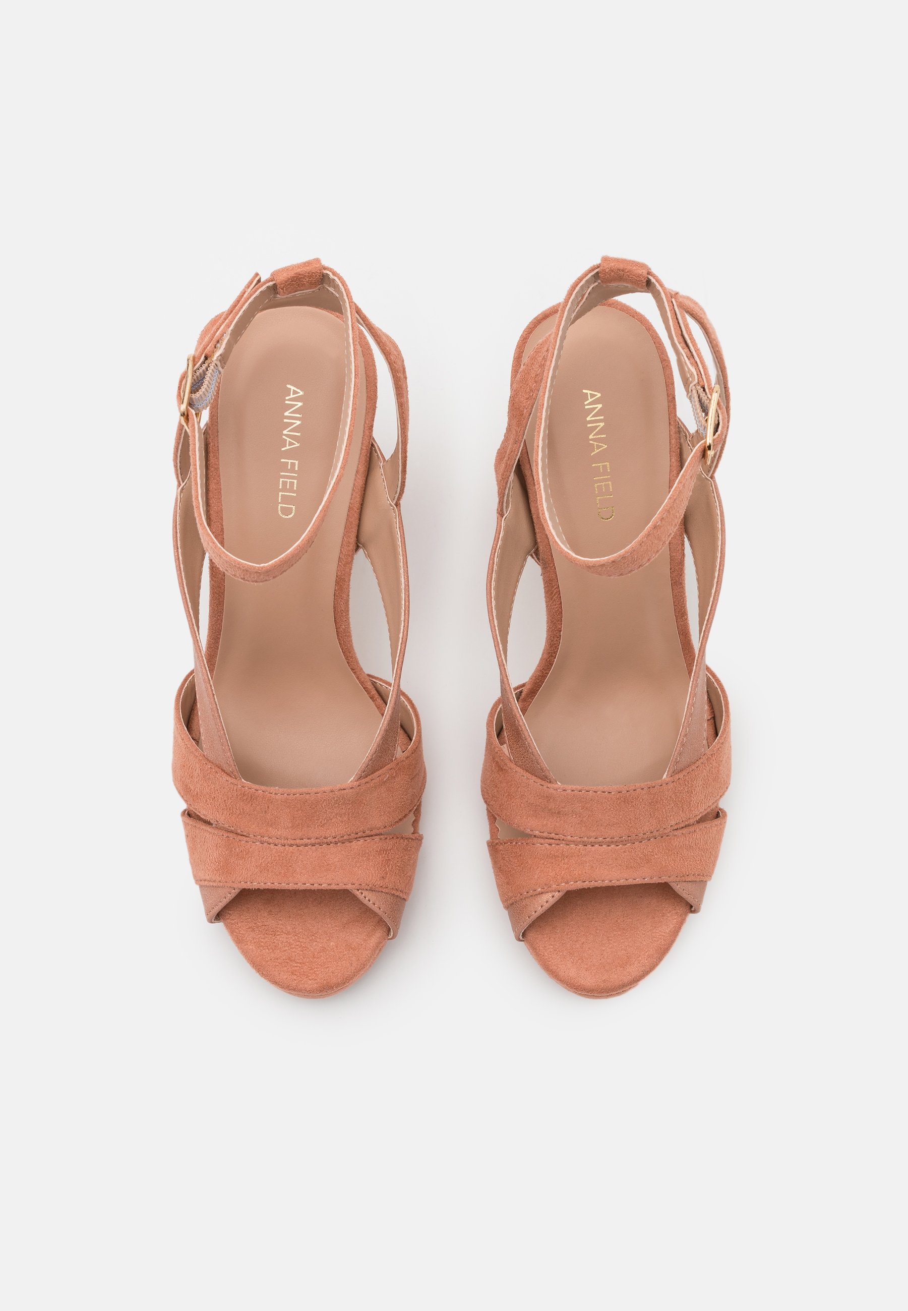 Anna Field Platform sandals - dark rose 