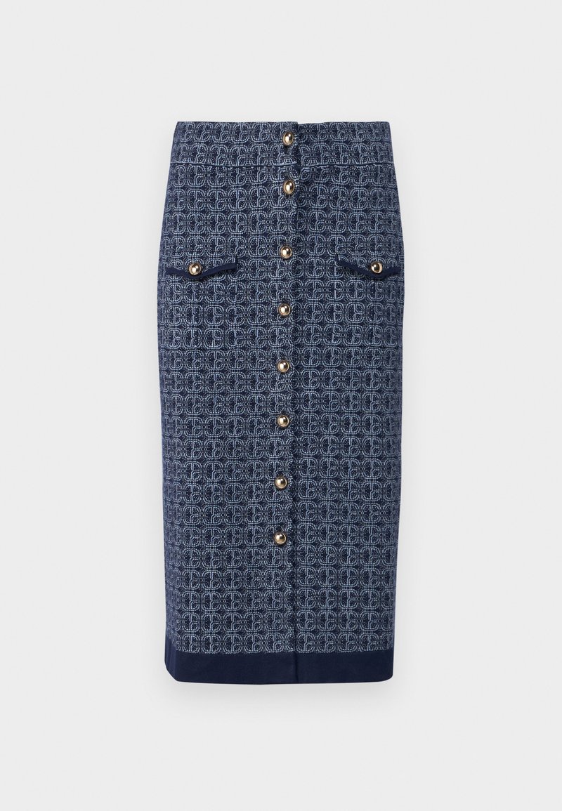 CLAUDIE PIERLOT Kokerrok donkerblauw