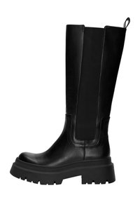 STRETCH - Plateaustiefel - black