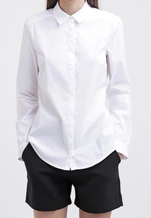 Button-down blouse - white