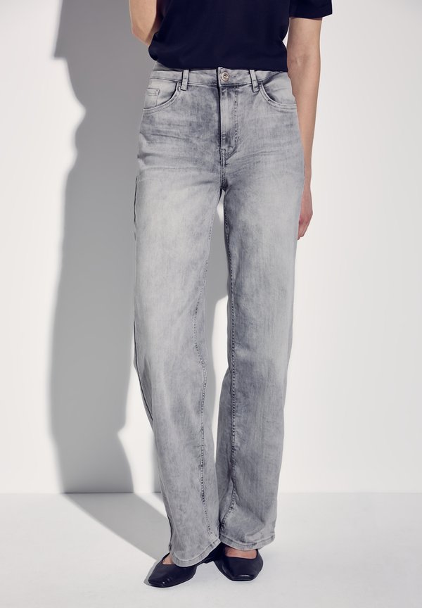 WIDE LEG - Flared Jeans - grau