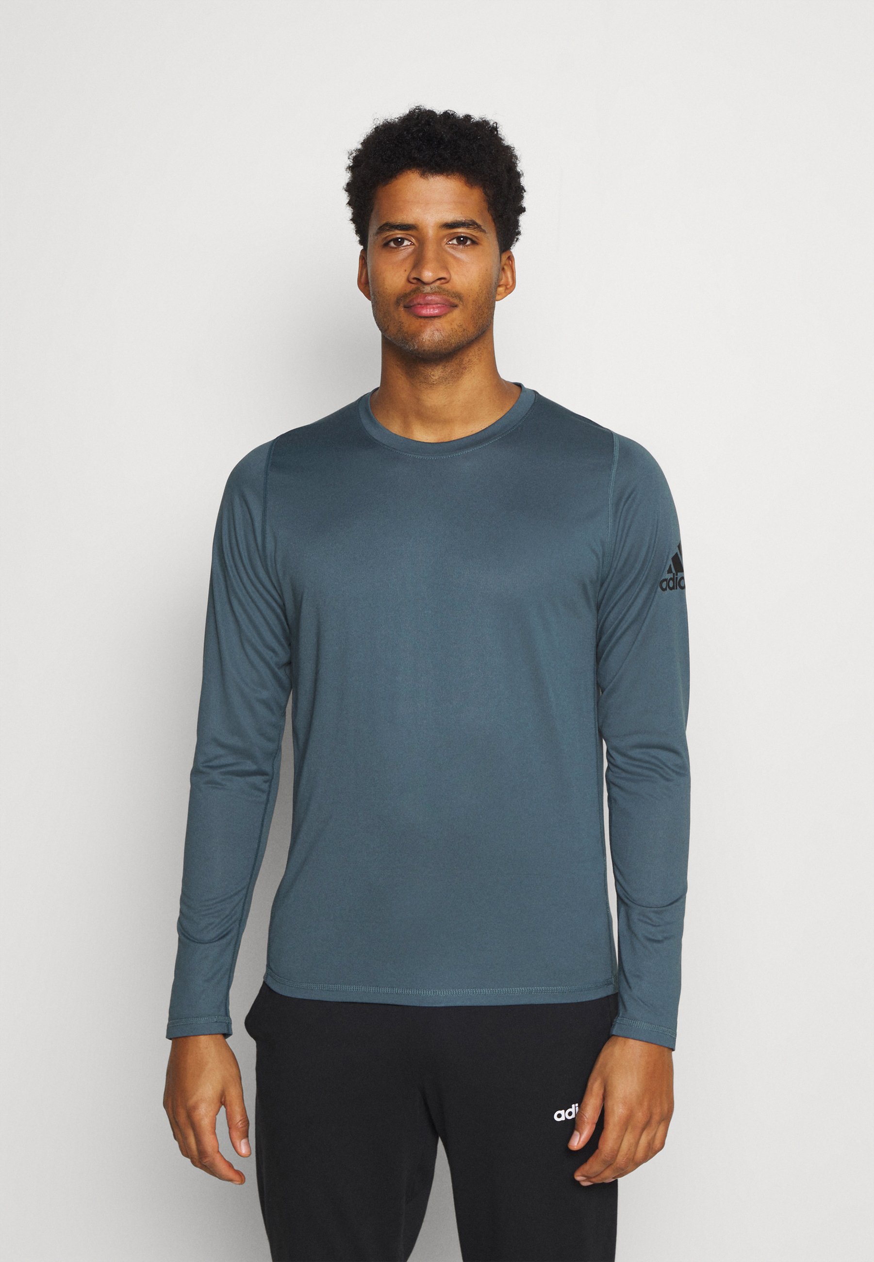 adidas Performance FREELIFT SPORT ATHLETIC FIT LONG SLEEVE SHIRT - Sport T- shirt - legblu/donkerblauw - Zalando.nl