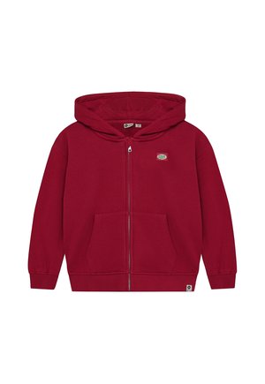 Daily7, - - Sweater met rits - rythmic red