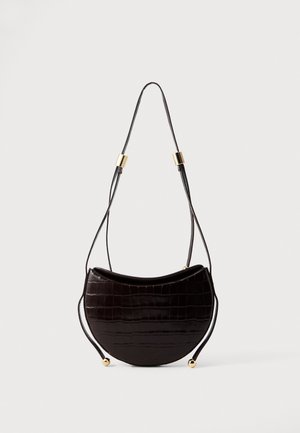 Furla, MOONSTONE SHOULDER BAG - Чанта за носене през рамо - dark brown