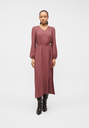 VMALVA V NECK - Robe longue - rose brown