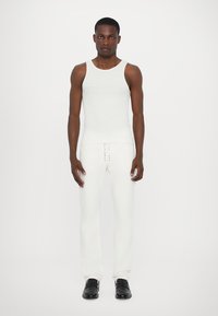Ludovic de Saint Sernin CRYSTAL LOGO TANK UNISEX - Top - white