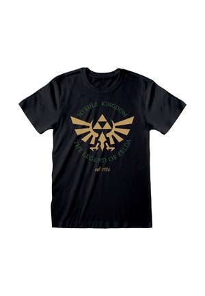 Henry Tiger NINTENDO LEGEND OF ZELDA HYRULE KINGDOM CREST - T-shirts print - black