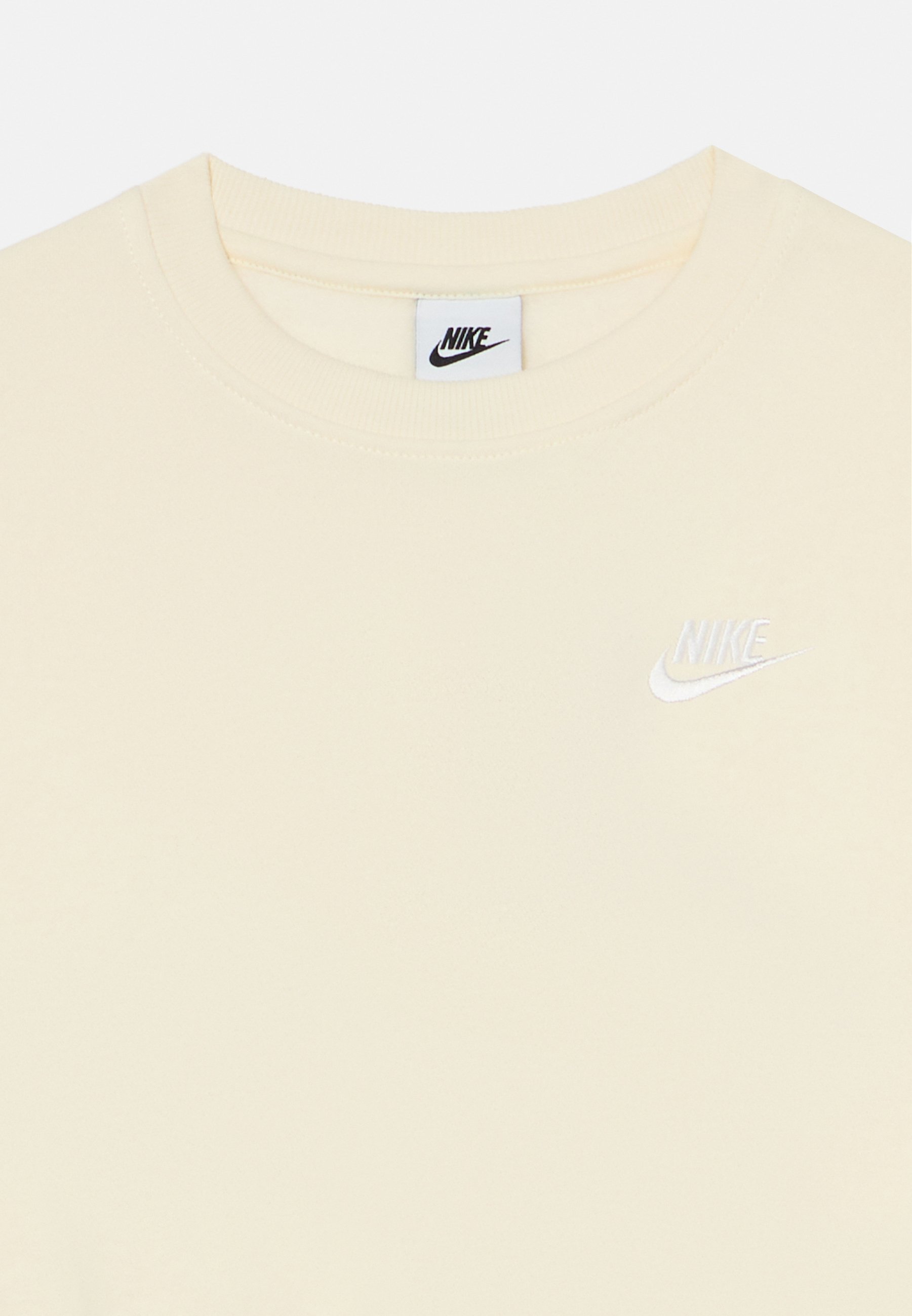 nike nsw club crewneck light bone white