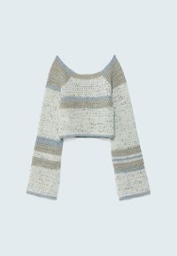Stradivarius Strickpullover - light grey