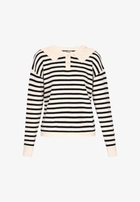 Selected, offwhite black
