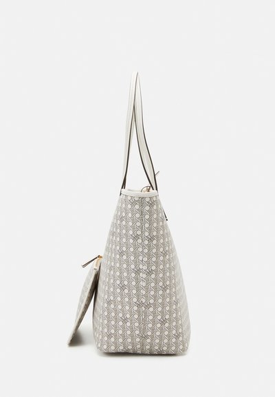 Tory Burch BASKETWEAVE TOTE SET - Borsa a mano - offwhite