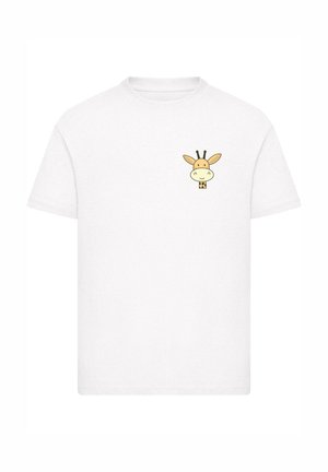 GIRAFFE - Print T-shirt - white