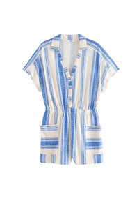 Next SUMMER   - REGULAR FIT - Combinaison - blue ecru stripe