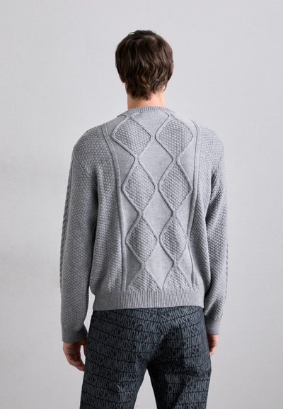 MOSCHINO MAGLIA - Strickpullover - grigio