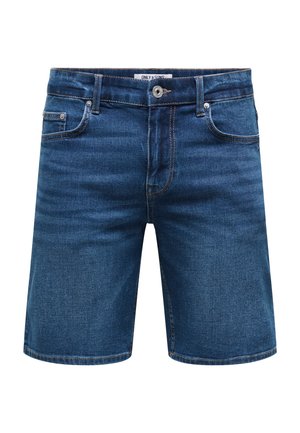 Only & Sons, WEFT  - Jeans Shorts - blue denim