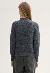 TOM TAILOR DENIM MIT STEHKRAGEN - Vesta - shale grey melange