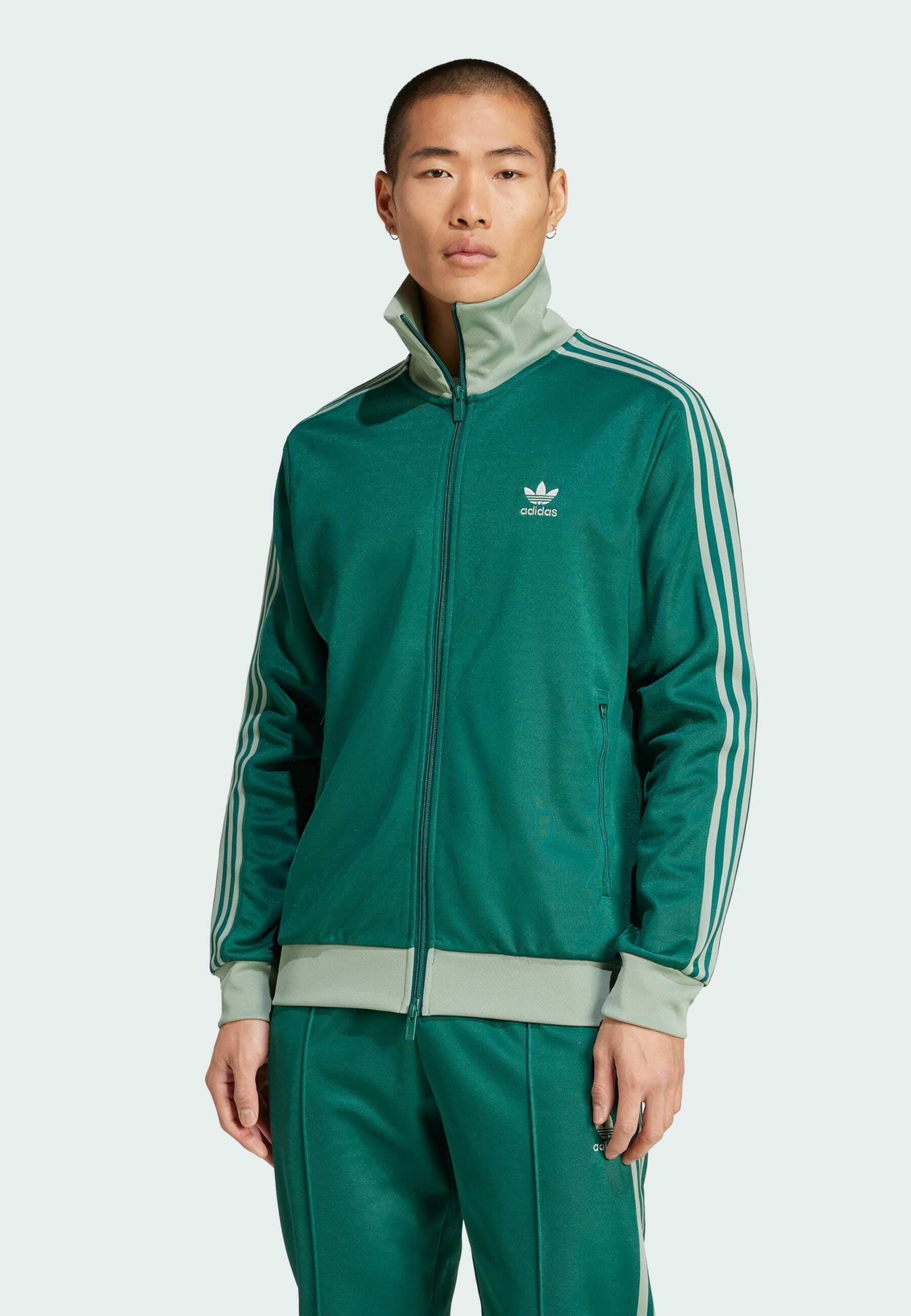 adidas Originals Sweat zippé collegiate green silver green/vert