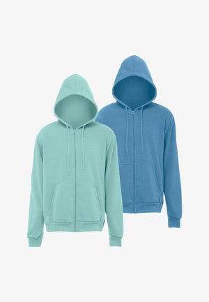 Mo, 2-PACK - Zip-up sweatshirt - denimblau eisminze