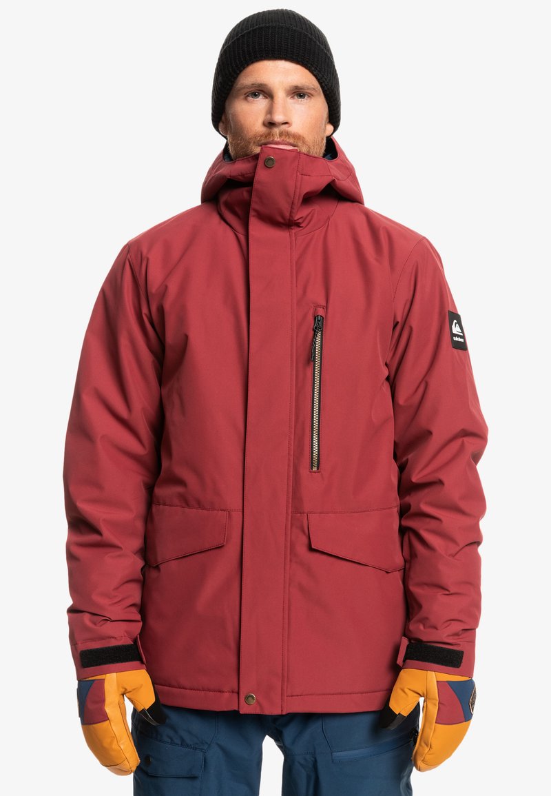 Quiksilver MISSION SOLID Snowboard jacket ruby wine/red Zalando.co.uk