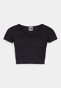 MARTINA SEAMLESS - Majica kratkih rukava s printom - jet black