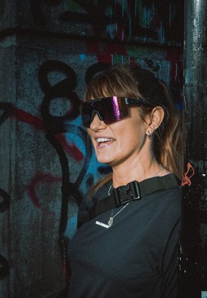 CHPO, LUCA UNISEX - Слънчеви очила - black/purple