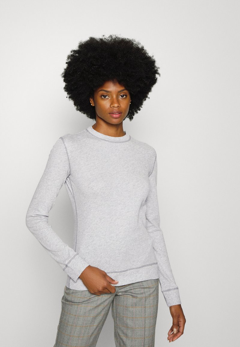 Marc O'Polo DENIM LONGSLEEVE - Camisola - light gray melange