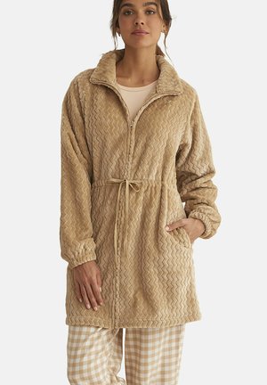 Selmark D'INTÉRIEUR DE CHAMBRE ZIPPÉE SUPERSOFT COMPLEMENTOS - Peignoir - marron