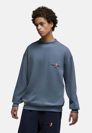 Saē, SWEATSHIRT AKI DEEP BLUE HOMME - Sweatshirt - bleu