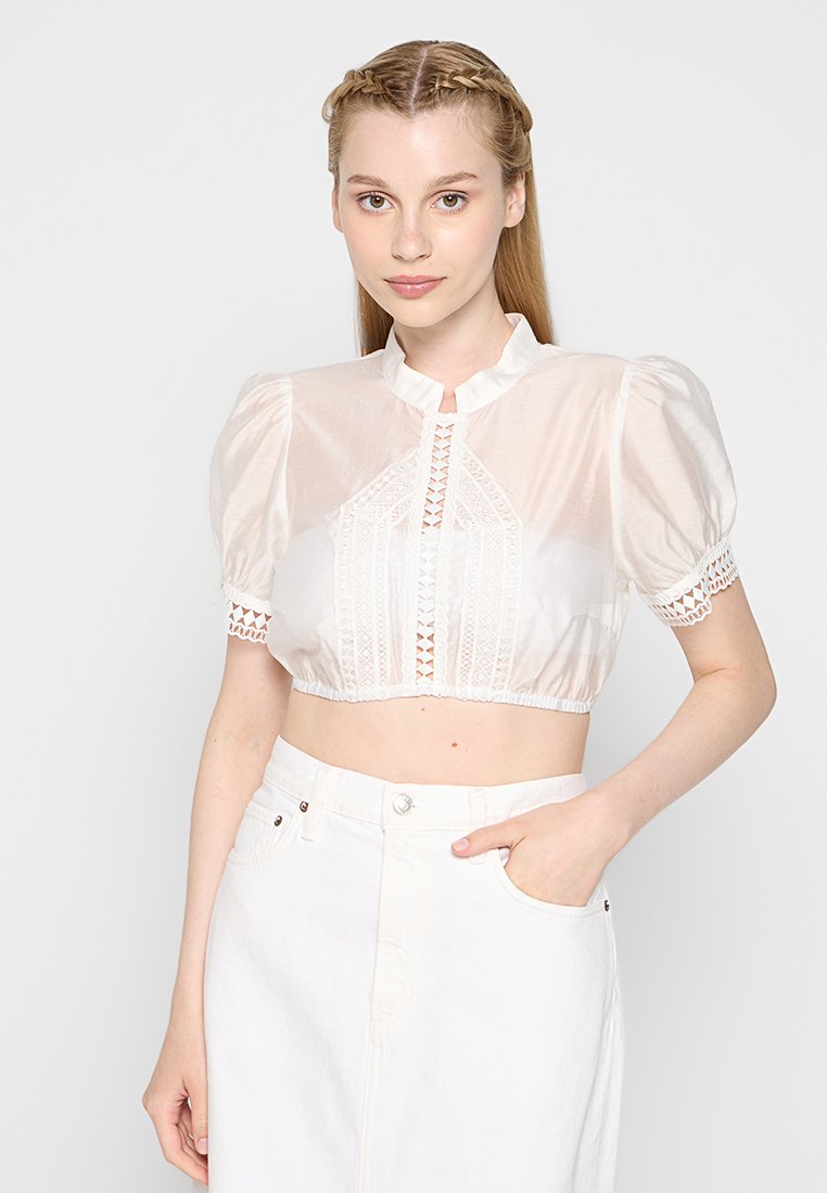 Krüger Dirndl Blouse wit Krüger Dirndl Blouse wit