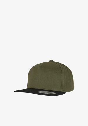 Flexfit CLASSIC 5 PANEL SNAPBACK - Cap - olive black