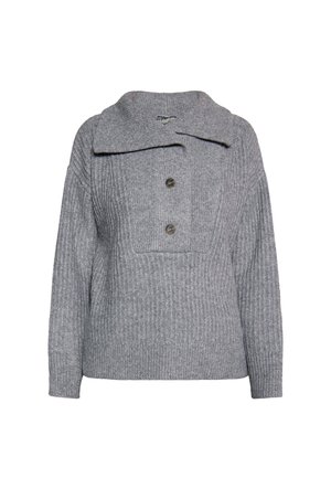 DreiMaster, DREIMASTER STRICKPULLOVER - Strickpullover - grau melange