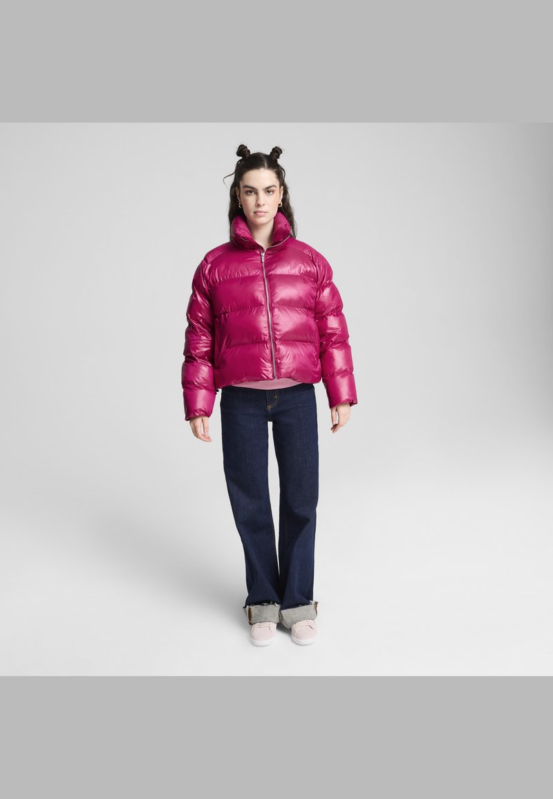 Puma SHINY PUFFER - Winterjacke - magenta gleam
