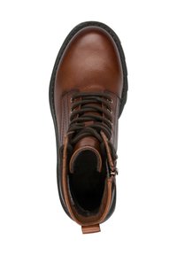 Tamaris ELEGANTE MIT TOUCH-IT - Enkellaarsjes met plateauzool - cognac