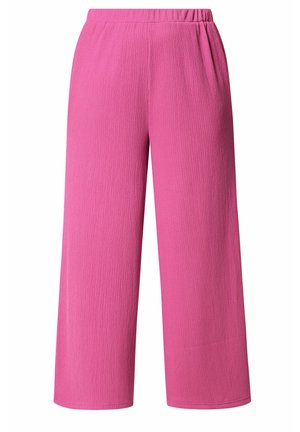 Yours Clothing, PLUS SIZE WIDE LEG TROUSERS - Pantaloni - pink