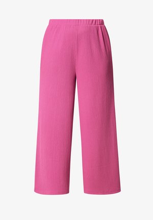 Yours Clothing, PLUS SIZE WIDE LEG TROUSERS - Bukser - pink