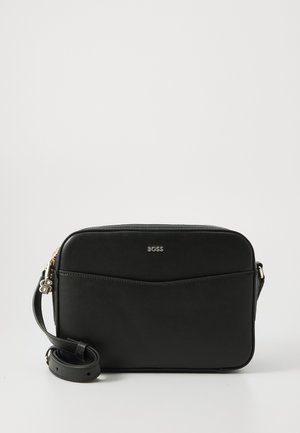 NUMAH DOUBLE ZIP - Cross body bag - black