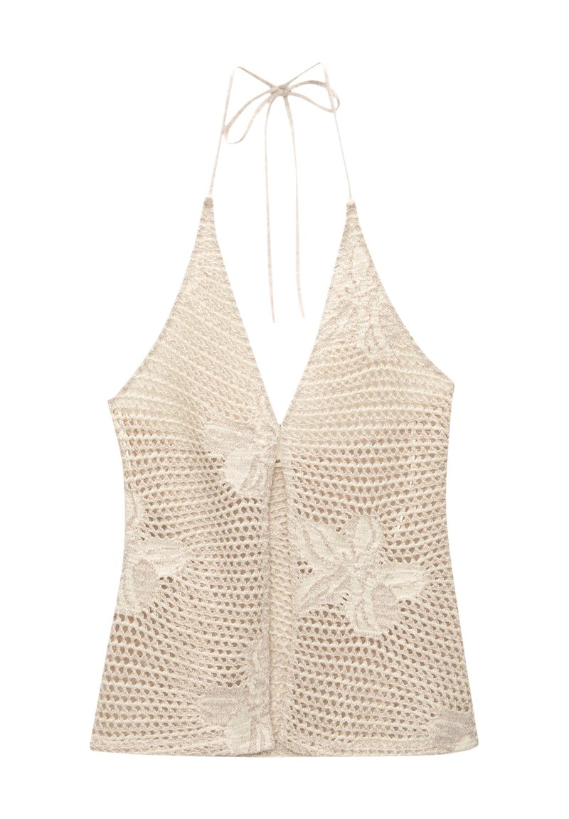 PULL&BEAR Top zandkleur PULL&BEAR Top zandkleur