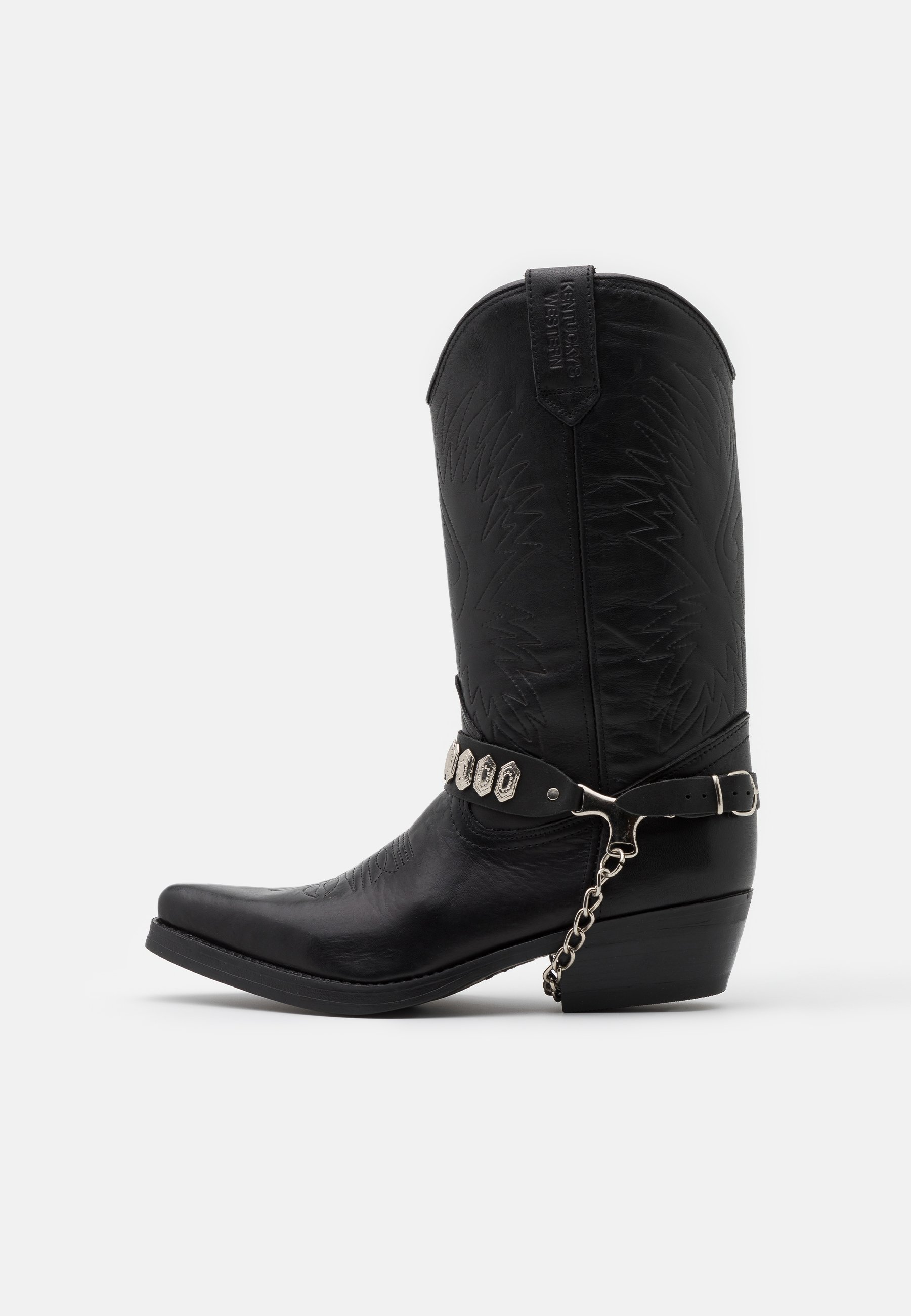 Kentucky S Western Unisex Cowboy Biker Boots Schwarz Black Zalando Co Uk