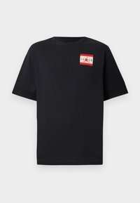BRAND CREW - Camiseta estampada - black/university red