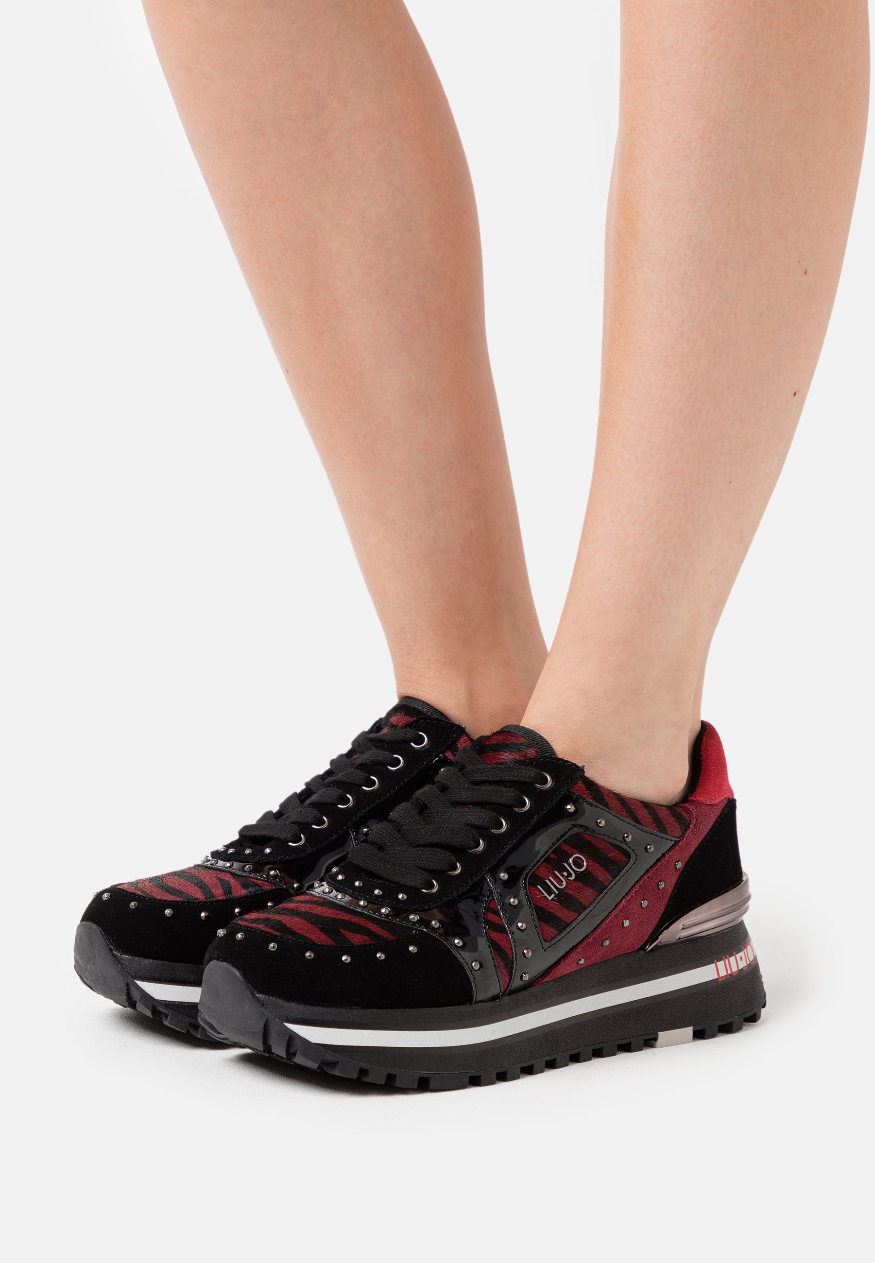 Women's Sneakers LIU JO Milano Hoa 10 White Yellow Fabric