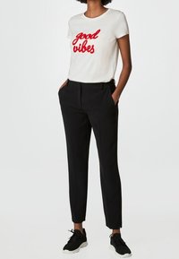 HALLHUBER Tygbyxor - black