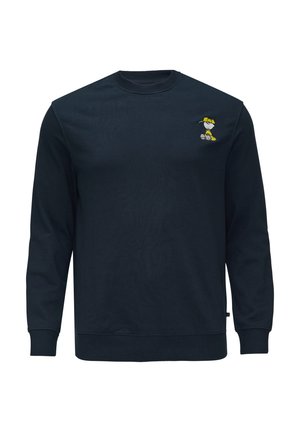 s.Oliver LÉGER À MOTIF PEANUTS® - Sweatshirt - navy