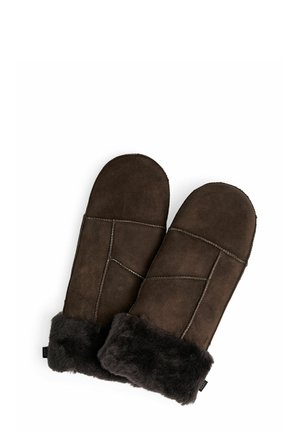 BELLA - Egyujjas kesztyű - dark brown